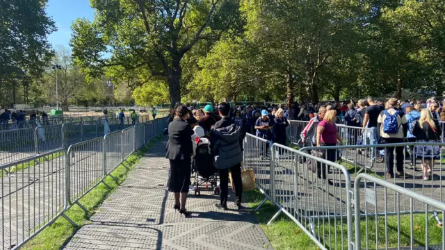 Southwark Park's queue