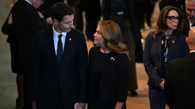 Canadian prime minister Justin Trudeau and his wife, Sophie.