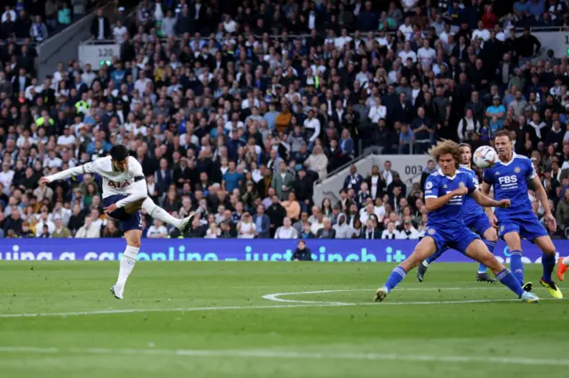 Son Heung-Min scores Tottenham's fourth goal