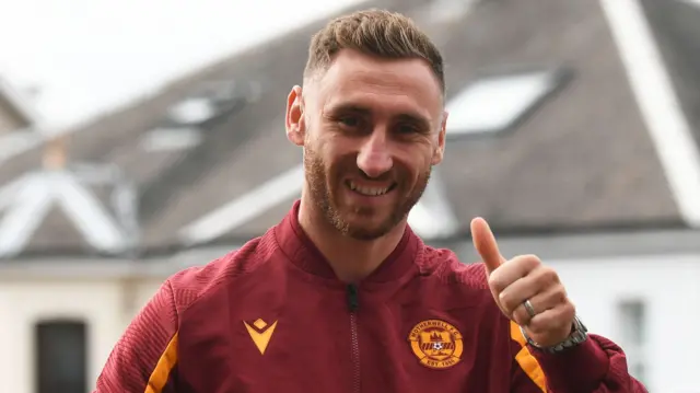 Louis Moult is all smiles back in claret and amber