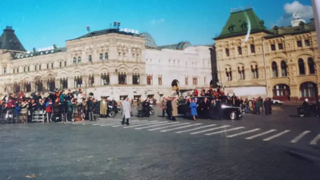 The Queen in Red Square Moscow