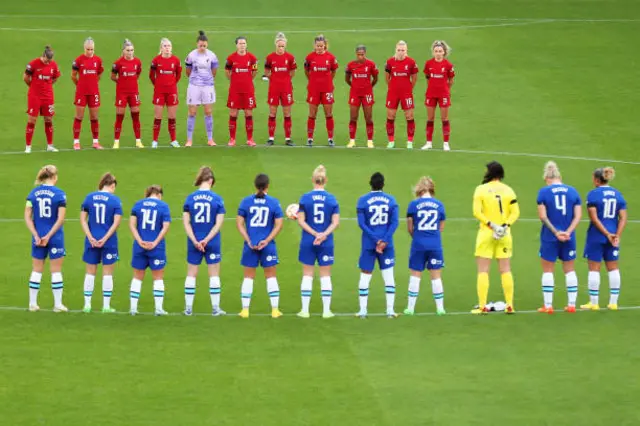 Minute's silence at Prenton Park