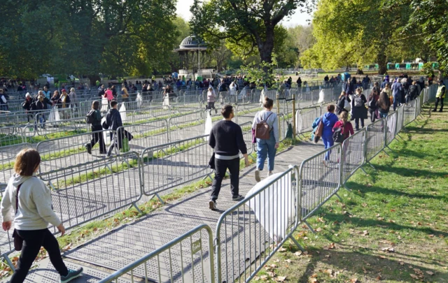 Southwark Park queue