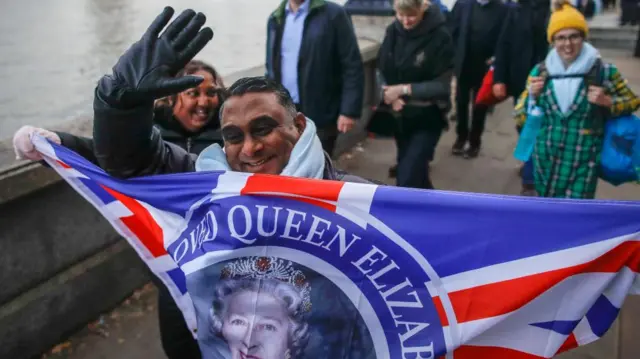 A man with a flag