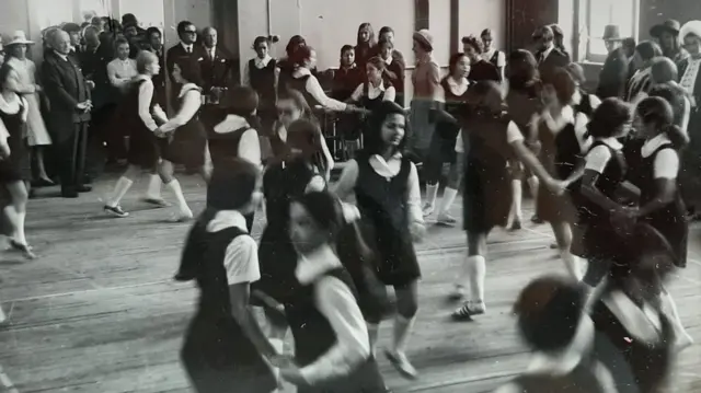 Girls dancing