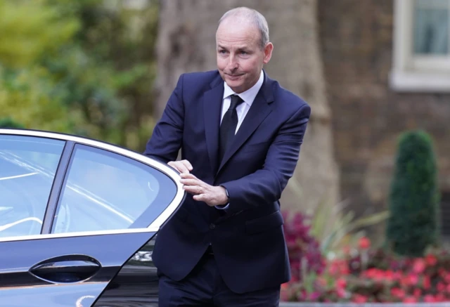 Irish Taoiseach Micheál Martin visits Liz Truss in Downing Street ahead of Queen's funeral