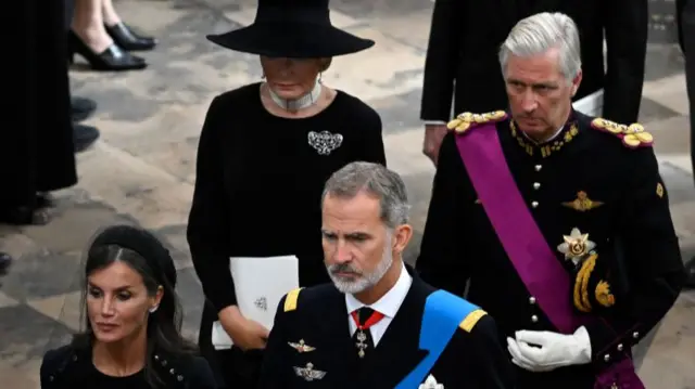 Queen Mathilde of Belgium, King Philippe of Belgium, Queen Letizia of Spain and King Felipe VI of Spain