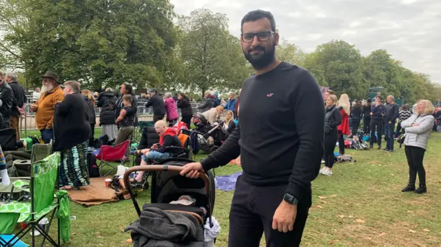 Dawan Bagha with his three-month-old daughter