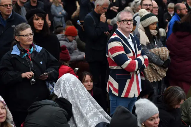 Crowds on Horse Guards