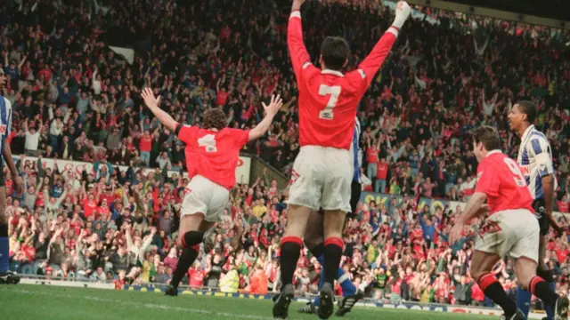 Steve Bruce's winner at Old Trafford deep into injury time on Easter Monday 1993 was the decisive moment in that year's title race . . .