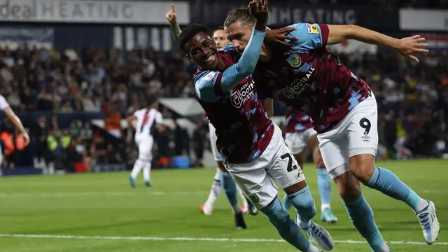 Burnley celebrate