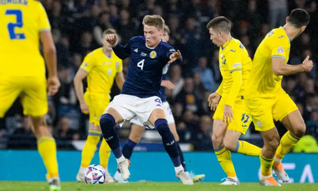 Scott McTominay has revelled in his midfield role for Scotland