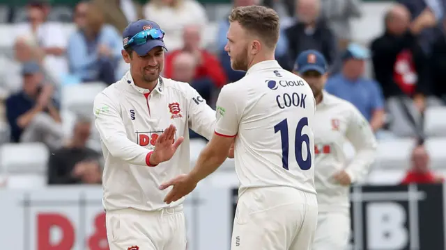 Alastair Cook and Sam Cook