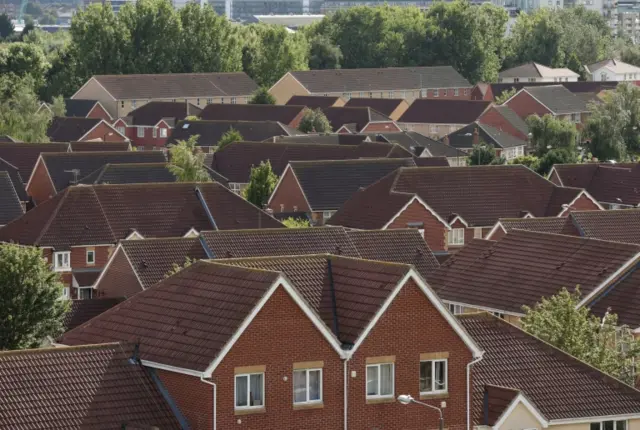 Houses in Thamesmead, south east London