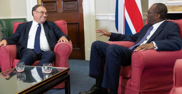 Bank of England Governor Andrew Bailey and Chancellor Kwasi Kwarteng