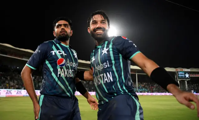 Babar Azam and Mohammad Rizwan