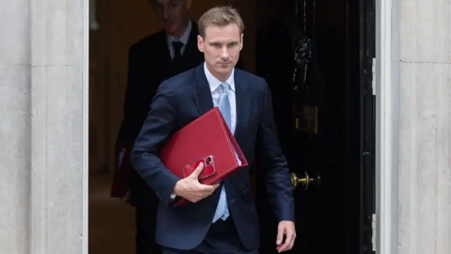 Chief Secretary to the Treasury Chris Philp leaves 10 Downing Street after attending the first cabinet meeting chaired by PM Liz Truss earlier this month