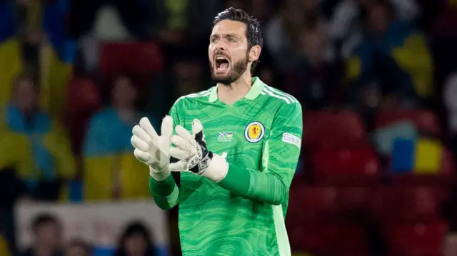 Scotland goalkeeper Craig Gordon