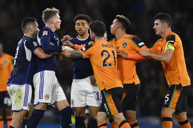 Tempers fray as the clock ticks down at Hampden