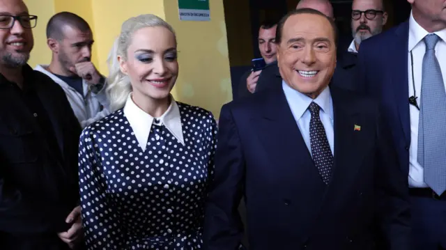 Berlusconi and Marta Fascina