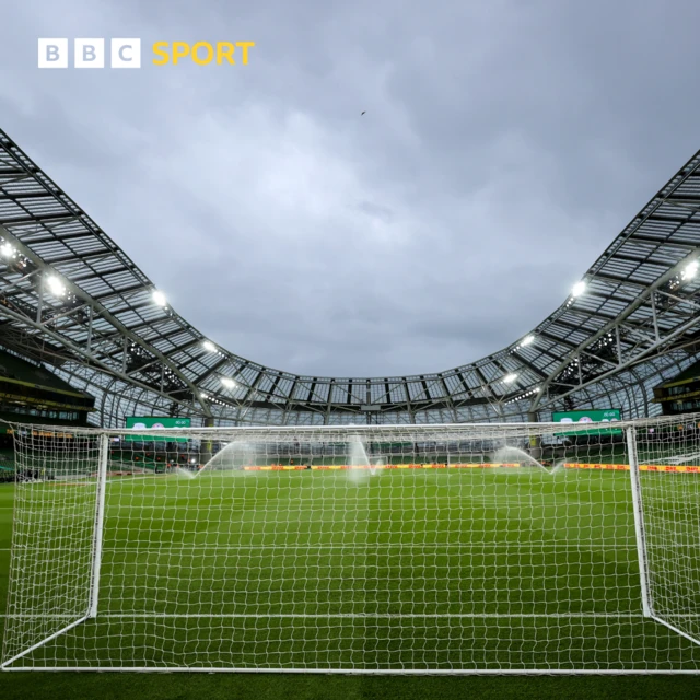 General view of the Aviva Stadium