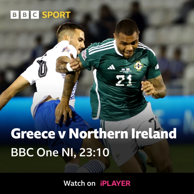 Match of the Day Northern Ireland: Greece v Northern Ireland