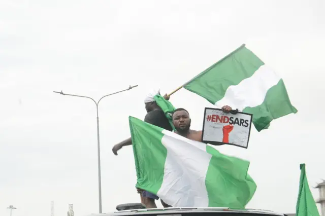 End Sars protesters