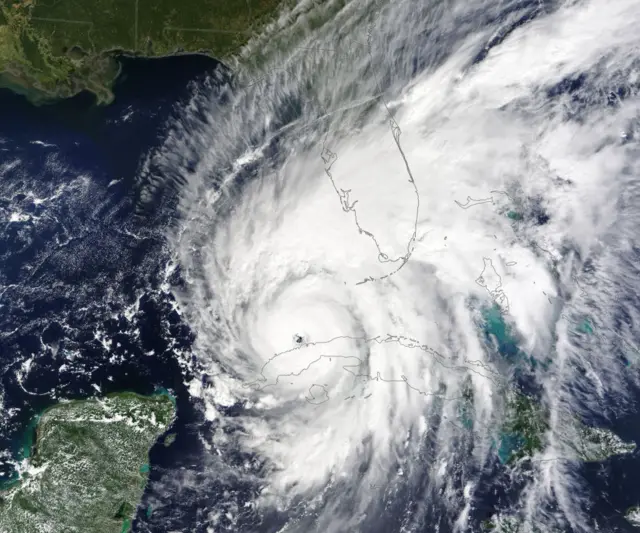 Hurricane Ian enters the Gulf of Mexico