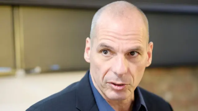 Greek economist Yanis Varoufakis pictured in 2019