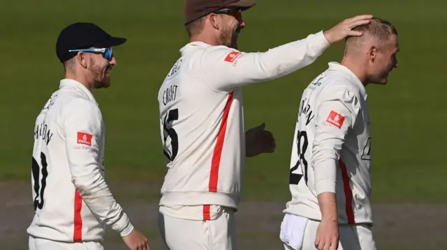 Lancashire celebrate