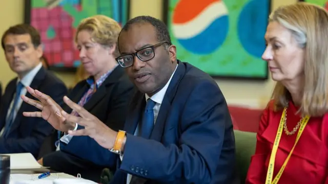 Kwasi Kwarteng meeting City bosses