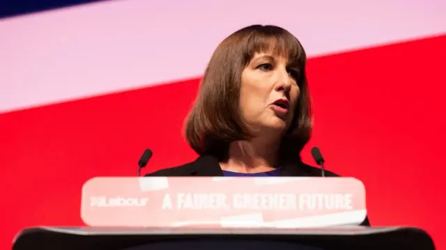 Rachel Reeves speaks at the Labour party conference earlier this week