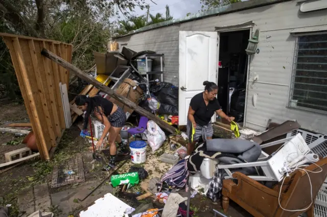 Clean up efforts in Florida