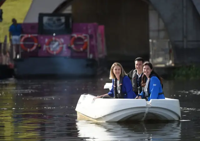 Jenny Gilruth at Falkirk Wheel