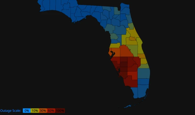 poweroutage.us map screenshot