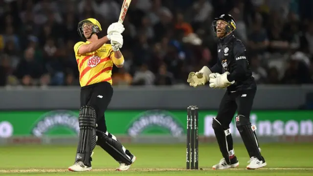 Daniel Sams batting for Trent Rockets