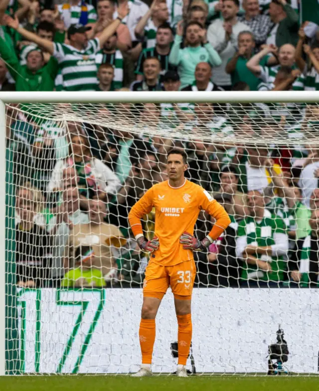 Jon McLaughlin's howler handed Celtic a fourth goal