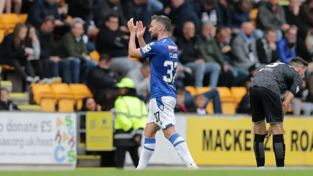 Nicky Clark celebrates