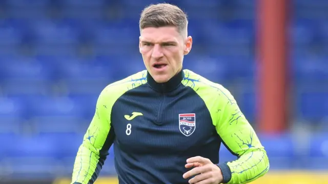 Ross County midfielder Ross Callachan