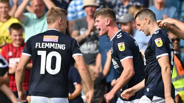 Millwall celebrate