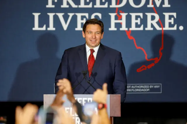 DeSantis has been criticised for not approving federal funding for Hurricane Sandy in 2013