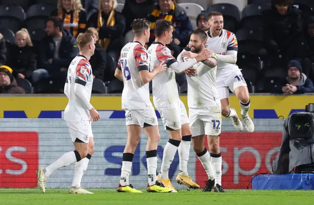 Luton celebrate