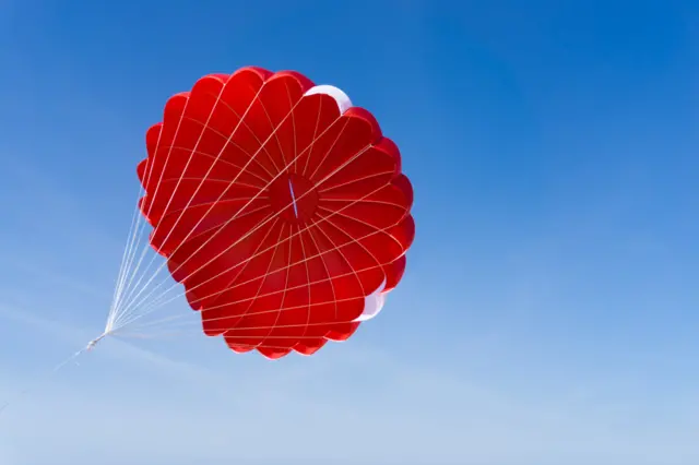 Stock photo of parachute