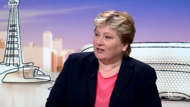 Emily Thornberry on the show's panel