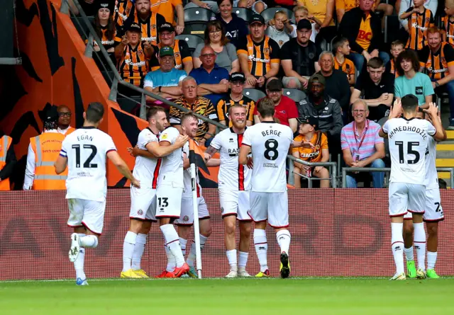 Sheff Utd celebrate