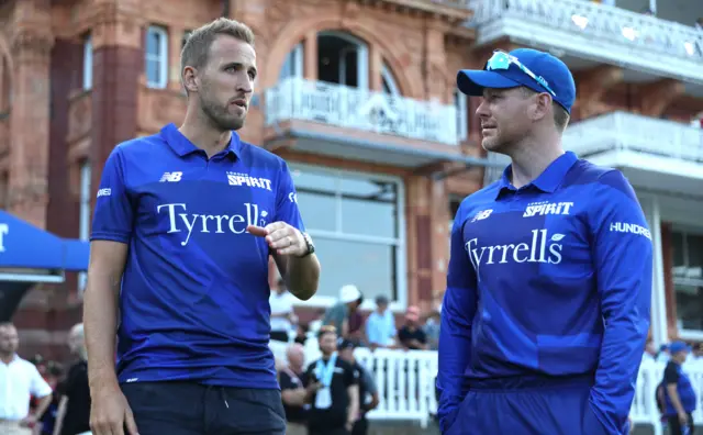 Harry Kane at Lord's for The Hundred