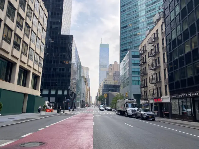 Manhattan street view