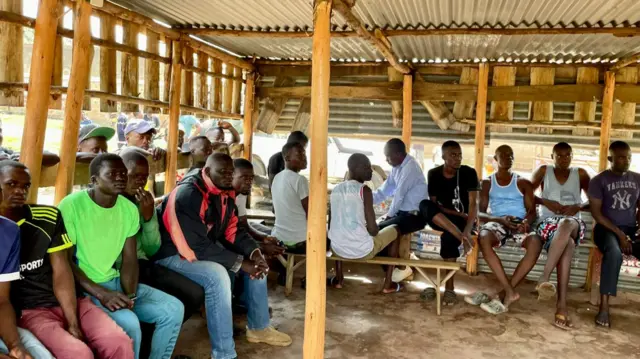 A crowd in Kisumu