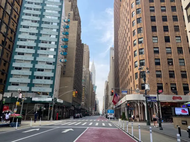 Manhattan street view