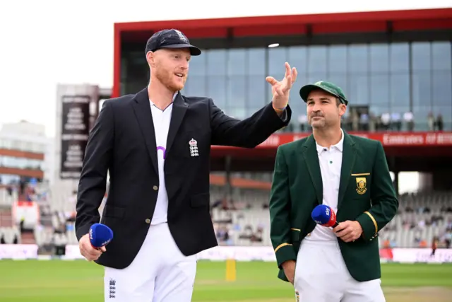 Ben Stokes and Dean Elgar